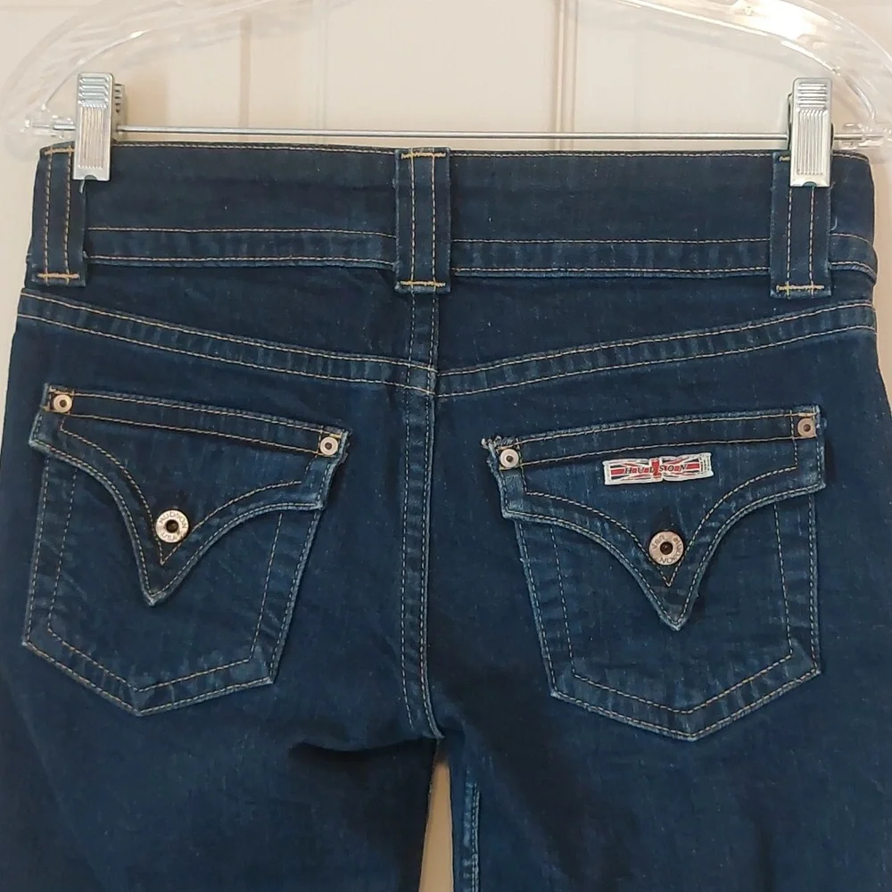 Hudson Jeans Pedal Pusher / Clam Digger Blue Denim Jeans Women's Size 28 - Picture 4 of 9